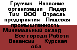 Грузчик › Название организации ­ Лидер Тим, ООО › Отрасль предприятия ­ Пищевая промышленность › Минимальный оклад ­ 20 000 - Все города Работа » Вакансии   . Курская обл.